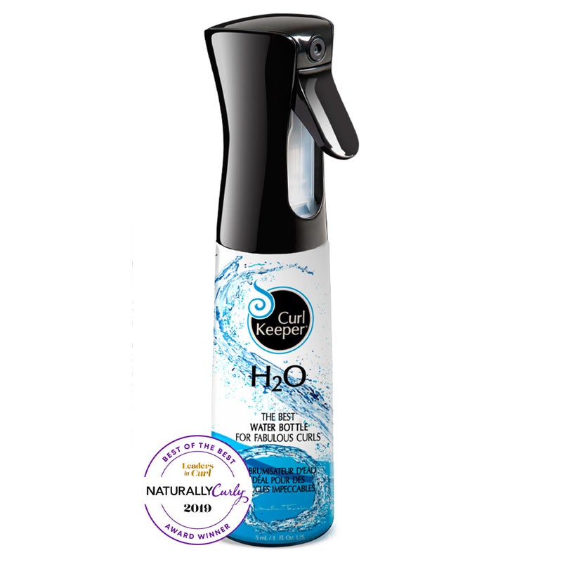 Curl Keeper CURLY HAIR SOLUTIONS Curl Keeper H2O Water Bottle,12oz - Image 1