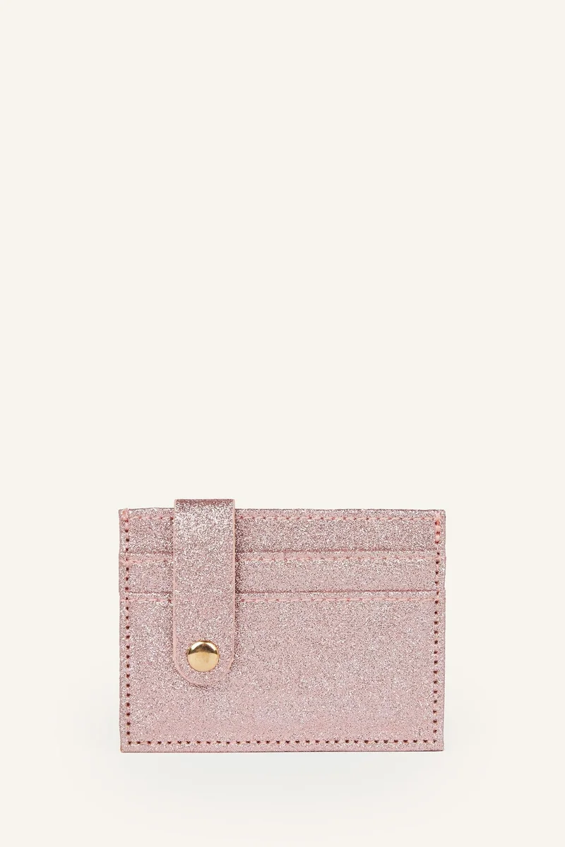Woman Faux Leather Business Card Wallet
