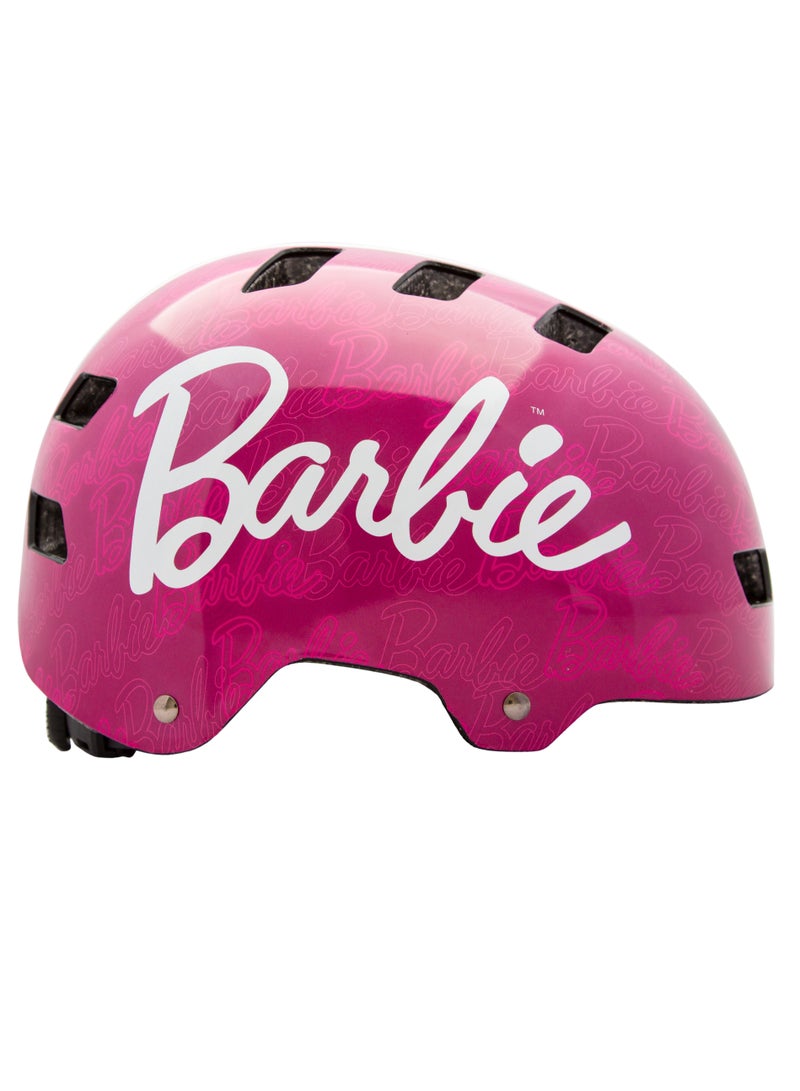 Spartan Barbie Multisport Helmet for Kids Ages 59 | Small Size 5154Cm | Pink Bike, Skate, And Scooter Safety Helmet for Girls | Lightweight Ventilated Shell with Adjustable Fit | Sp-9076 - Image 1