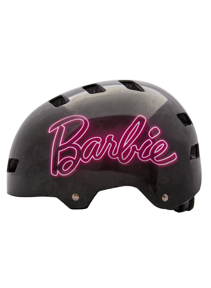 Spartan Barbie Multisport Helmet for Kids Ages 59 | Small Size 5154Cm | Pink Bike, Skate, And Scooter Safety Helmet for Girls | Lightweight Ventilated Shell with Adjustable Fit | Sp-9076 - Image 2