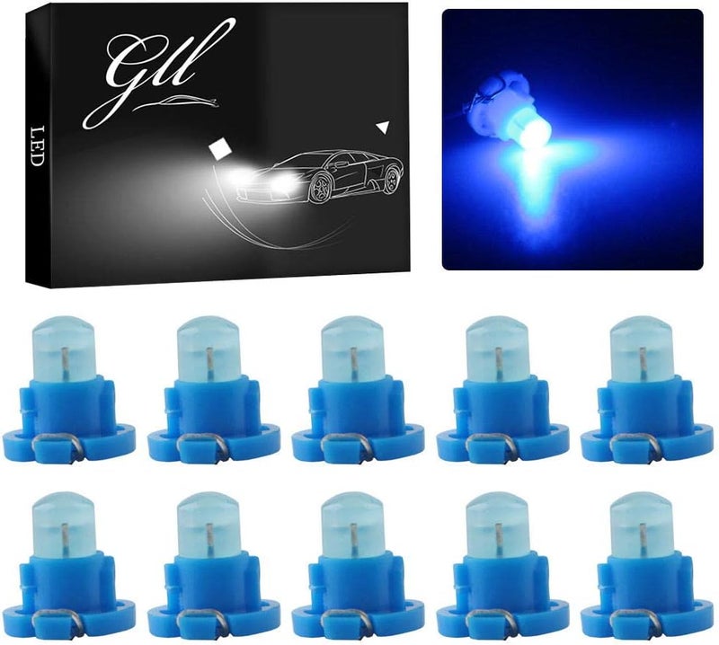 Grandview 10pcs T4.2 COB 1 SMD LED Dashboard Light Bulbs - Blue - Image 1