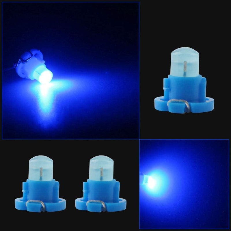 Grandview 10pcs T4.2 COB 1 SMD LED Dashboard Light Bulbs - Blue - Image 3