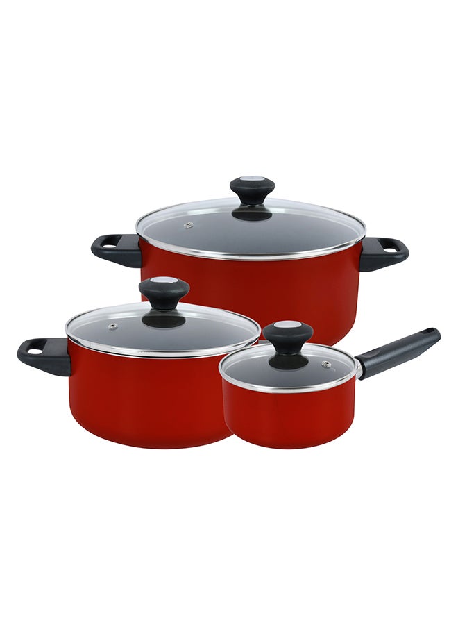 Prestige 14-Piece Classique Cookware Set Red - Image 2