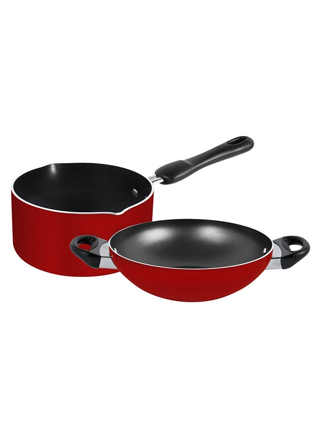 Prestige 14-Piece Classique Cookware Set Red - Image 3