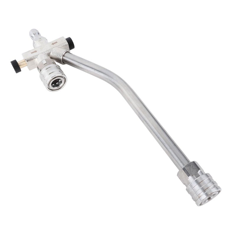 Dual Tip Pressure Washer Wand with Foam Cannon and Quick Connect for Car Boat Home Washing - Image 5