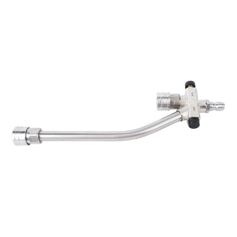 Dual Tip Pressure Washer Wand with Foam Cannon and Quick Connect for Car Boat Home Washing - Image 3