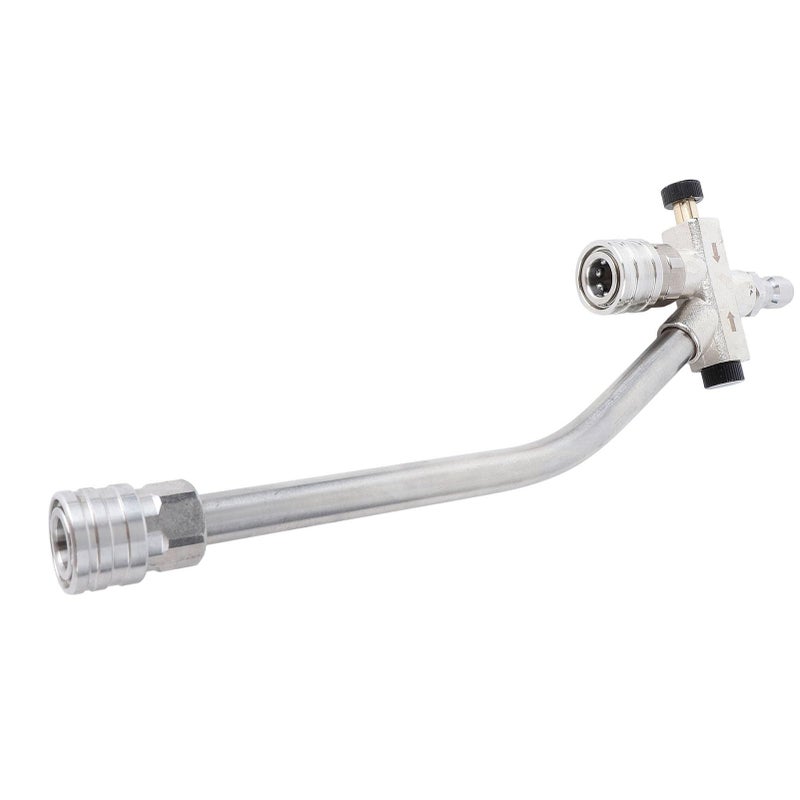 Dual Tip Pressure Washer Wand with Foam Cannon and Quick Connect for Car Boat Home Washing - Image 4