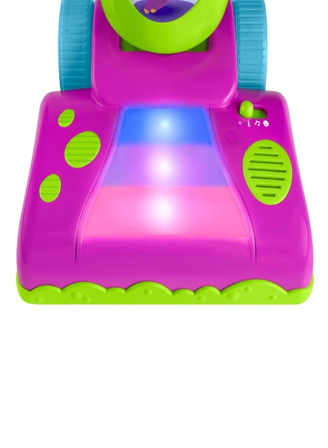 Barney لعبة بارني للأطفال: مكنسة كهربائية لتنظيف، دفع مع أضواء وموسيقى وألعاب للأطفال في مرحلة ما قبل المدرسة من عمر 2 سنوات فما فوق - Image 4