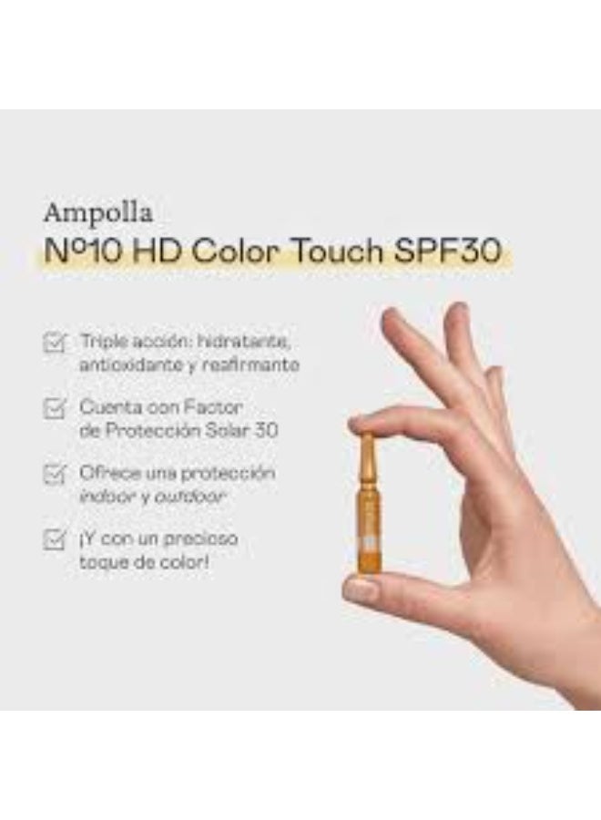 Martiderm Formula nº10 HD Color Touch SPF30 Ampoules 10units - Image 3