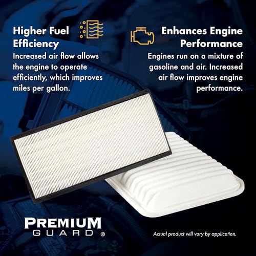 Premium Guard فلتر هواء المحرك PG PA99082 | يناسب 2015-2016 هيونداي جينيسيس، 2017-2020 جينيسيس G80 - Image 4