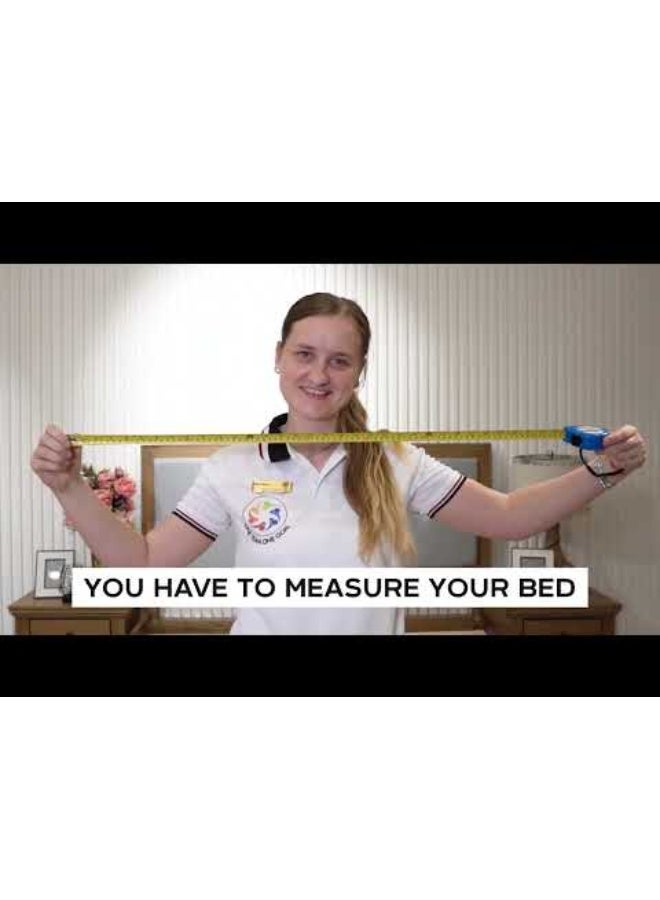 DANUBE HOME مرتبة بوستشر ميديكالبدك بونيل سبرينغ | شعور متوسط الصلابة | مرتبة سرير مفرد | توازن العمود الفقري لتخفيف الضغط | العرض 90 سم × الطول 200 سم | السمك 22 سم - Image 5