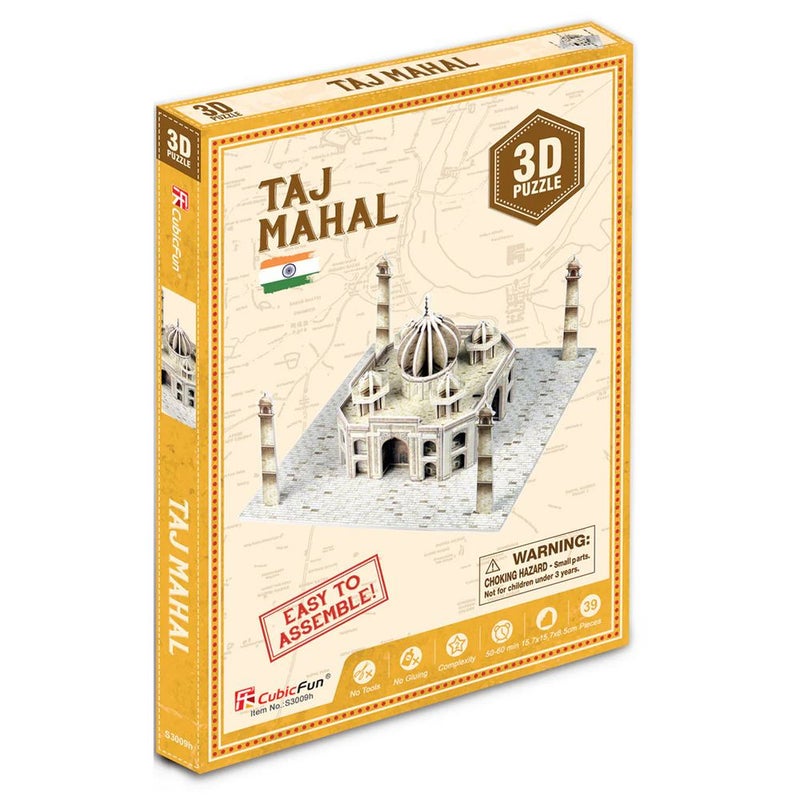 كيوبيك فن بازيل تاج محل ثلاثي الابعاد 39 قطعة - S3009h - Image 1