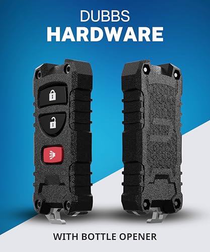 Dubbs Hardware for Nissan & Infiniti Key Fob Shell Replacement with Built-in Bottle Opener - Rugged Protective Case for Altima, 350Z, Maxima, Frontier, Pathfinder, Armada (2003-2020) - Enhanced Durability & Style - Image 2