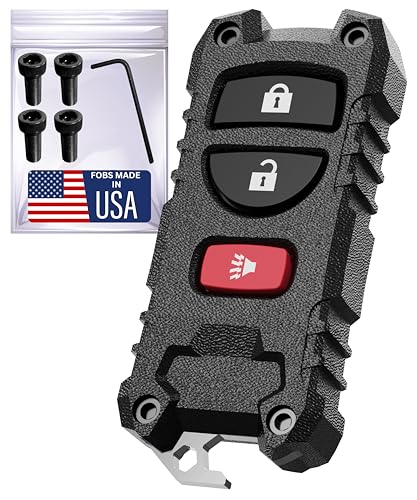 Dubbs Hardware for Nissan & Infiniti Key Fob Shell Replacement with Built-in Bottle Opener - Rugged Protective Case for Altima, 350Z, Maxima, Frontier, Pathfinder, Armada (2003-2020) - Enhanced Durability & Style - Image 1