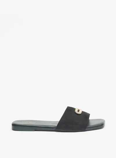 Flora Bella By Shoexpress Womens Embellished Slip On Sandals By Shoexpress