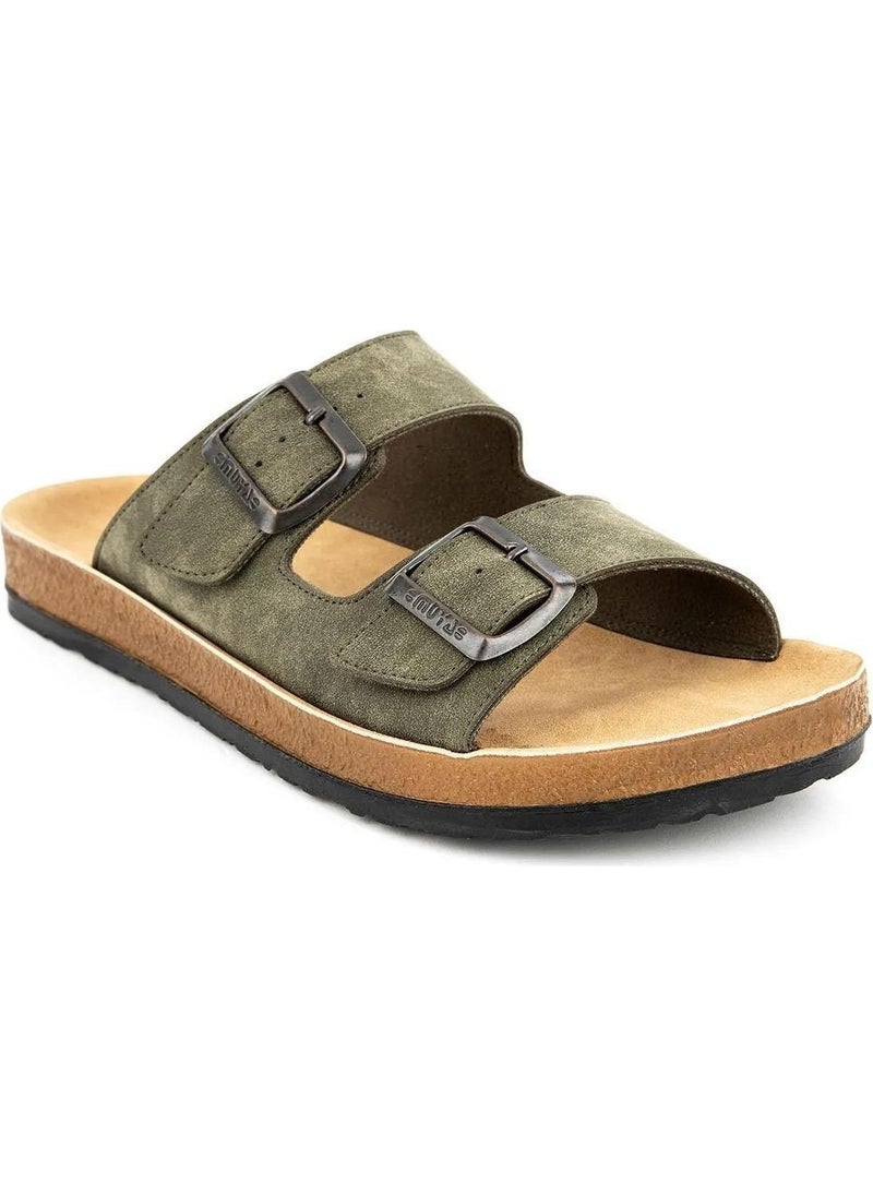 MUYA Orthopedix Allen Anatomical Double Buckle Men's Slippers 31330  - Image 1