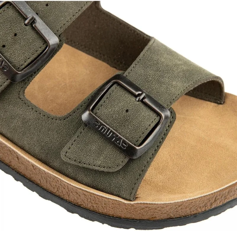 مويا Orthopedix Allen Anatomical Double Buckle Men's Slippers 31330
