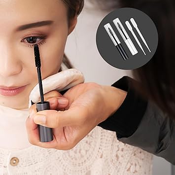 MAXQUU 4 Pcs 10ml Empty Tubes with Mascara Brushes 2 Pcs Pipette Droppers Refillable Mascara Empty Tubes Clear Sample Empty Tubes Mascara Container Bottles Convenient Wand Tubes - Image 5