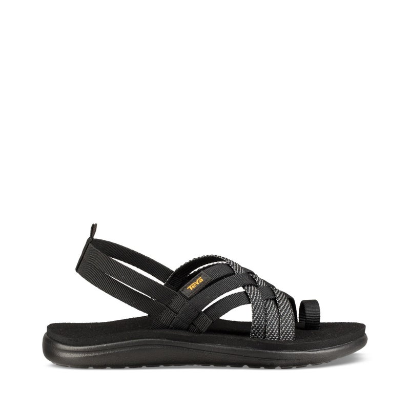 Teva Women's Voya Strappy Sandal, Hera Black, 7 - Image 3