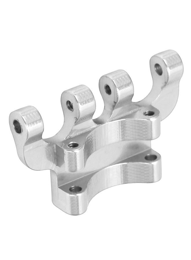 Dilwe Rear Axle Truss, Rear Axle Truss Aluminum Alloy Axial Scx24 Upgrades with Screws for Axial SCX24/90081/C10 1/24 Simulated RC Car(Silver) - Image 3