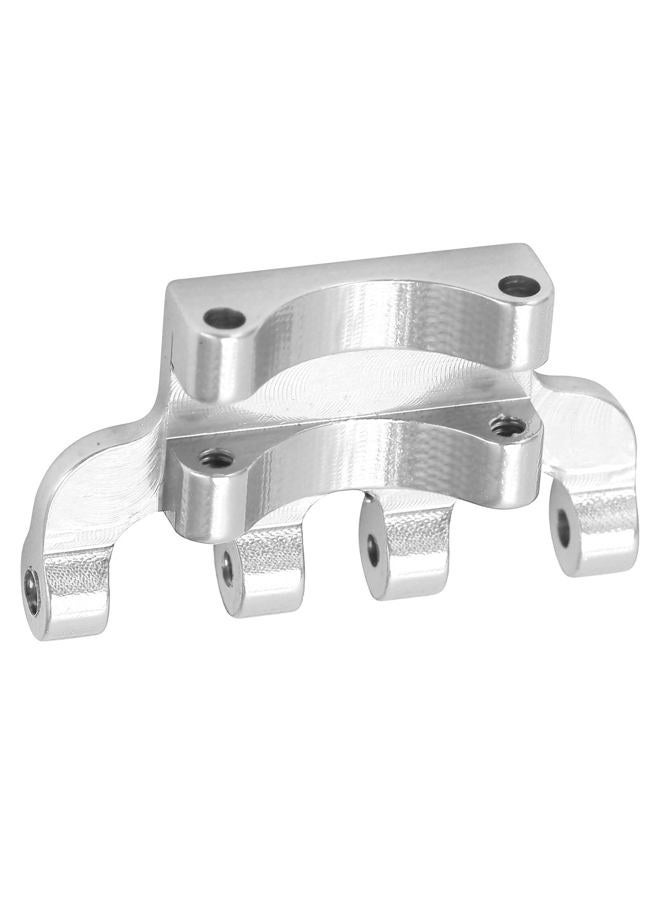 Dilwe Rear Axle Truss, Rear Axle Truss Aluminum Alloy Axial Scx24 Upgrades with Screws for Axial SCX24/90081/C10 1/24 Simulated RC Car(Silver) - Image 2