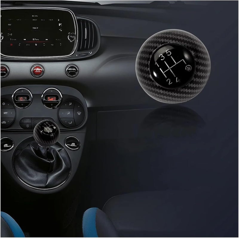 Car Gear Shift Knob for Fiat 500 2012-2018 Manual Gear Shift Knob 5 Speed Manual Gear Knob Gear Knob Cover - Image 5