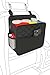 Witaxima Upgrade Car Seat Organizer Backseat with Storage Pockets Multipurpose Car Organizer Hanging Car Trash Bag CanPremium PU Leather Garbage Can 214 Gallon Large Capacity Black - Image 2