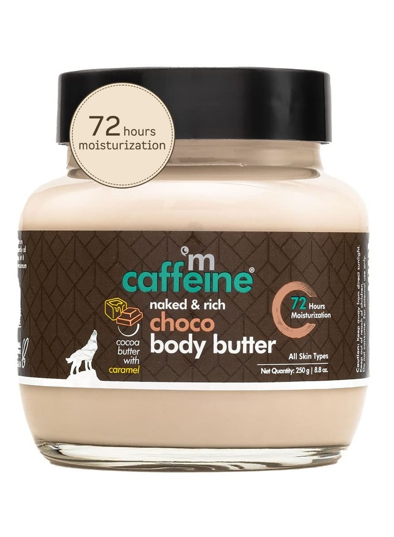 MCaffeine Body Butter For Dry Skin (250Gm) | Shea Butter Moisturizer With Cocoa Butter & Caffeine | For All Skin Types - Image 1
