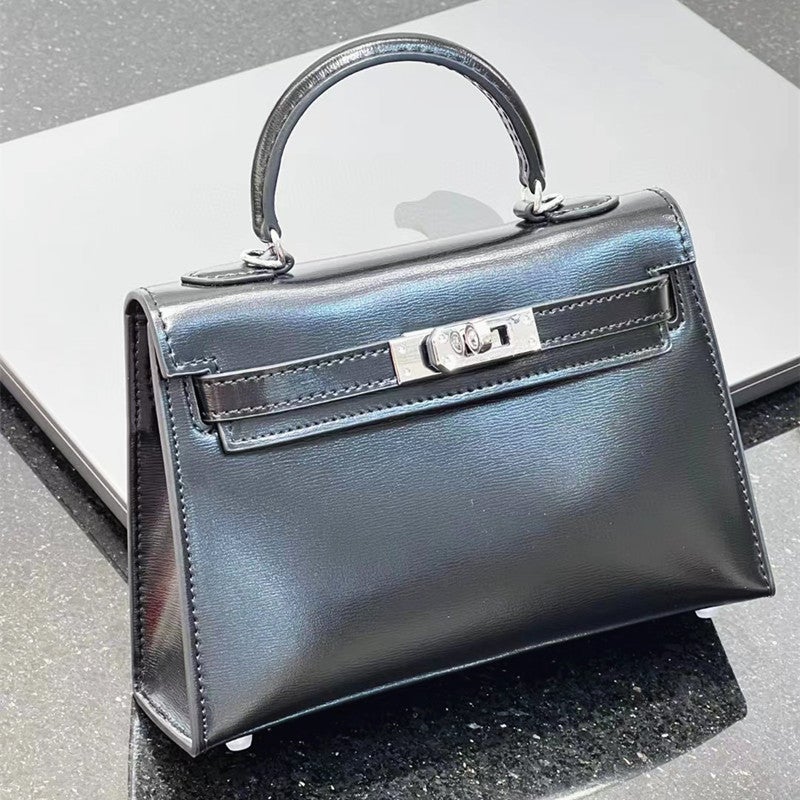 Women'S Bag Kelly Toe Box Cow Leather Shoulder Crossbody Bag High-End Light Luxury High-End Bag - Image 2