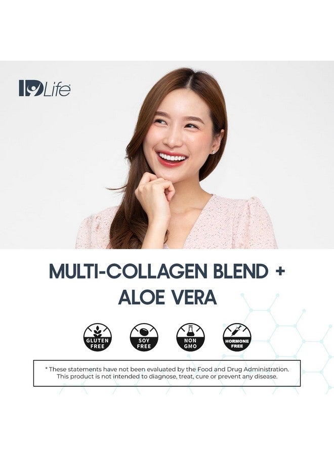 IDLife مشروب مسحوق كولاجين IDLife+ - مزيج متعدد الكولاجين مع حمض الفولفيك والألوة فيرا - لصحة الشعر والبشرة والأظافر والمفاصل والأمعاء - 20 حصة / 200 جرام - Image 5