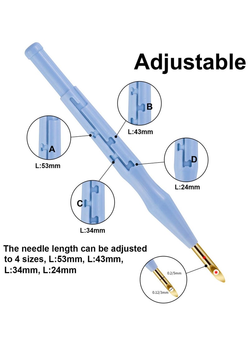 Zikra Punch Needle Embroidery Kit for Beginners - Includes Adjustable Carpet Yarn, Wooden Handle Pen Needle, Needle Threader, and Punch Cloth for Easy Embroidery Projects. - Image 2