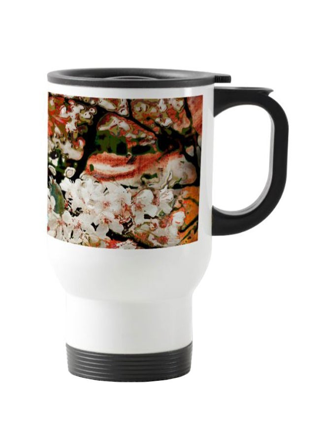 RYN Roses Printed Travel Mug Multicolour 13centimeter