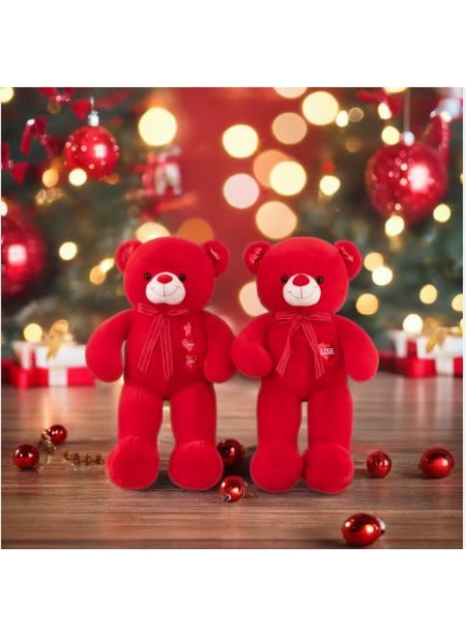 Large 130cm Red Plush Teddy Bear – Big Soft Stuffed Toy – Cute Giant Bear for Gifts & Decoration - Image 3