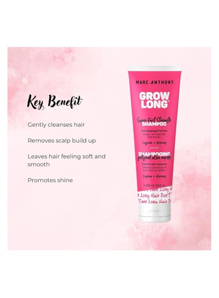 MARC ANTHONY GROW LONG  Super fast STRENGTH SHAMPOO 250ML - Image 3