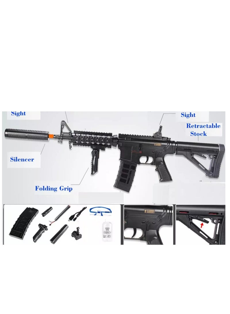 لعبة بلاستر جل كهربائية M4A1 باللون الأسود - Image 4