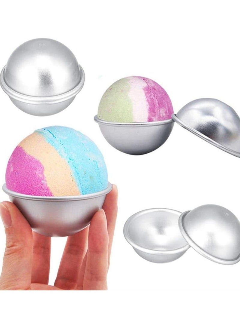 3Pcs Sphere Silicone Mould Set for Baking Cake Pudding and Bath Bombs Suitable for Parties - Image 2