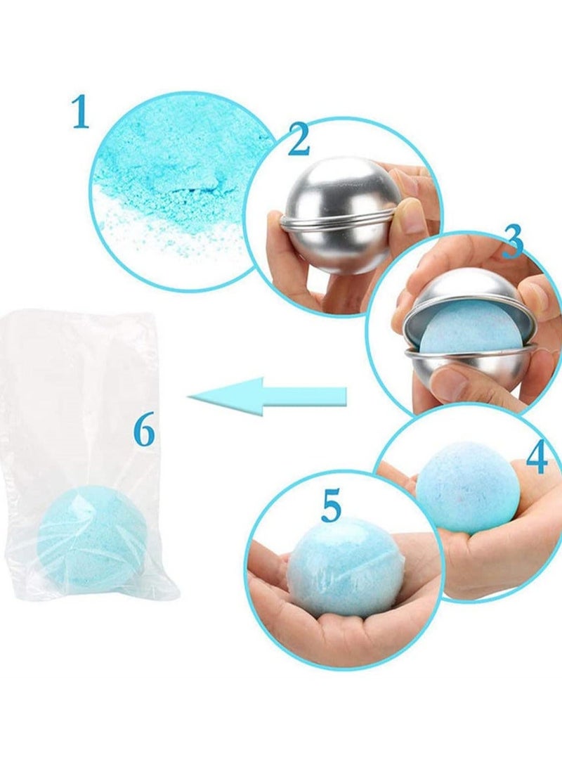 3Pcs Sphere Silicone Mould Set for Baking Cake Pudding and Bath Bombs Suitable for Parties - Image 5