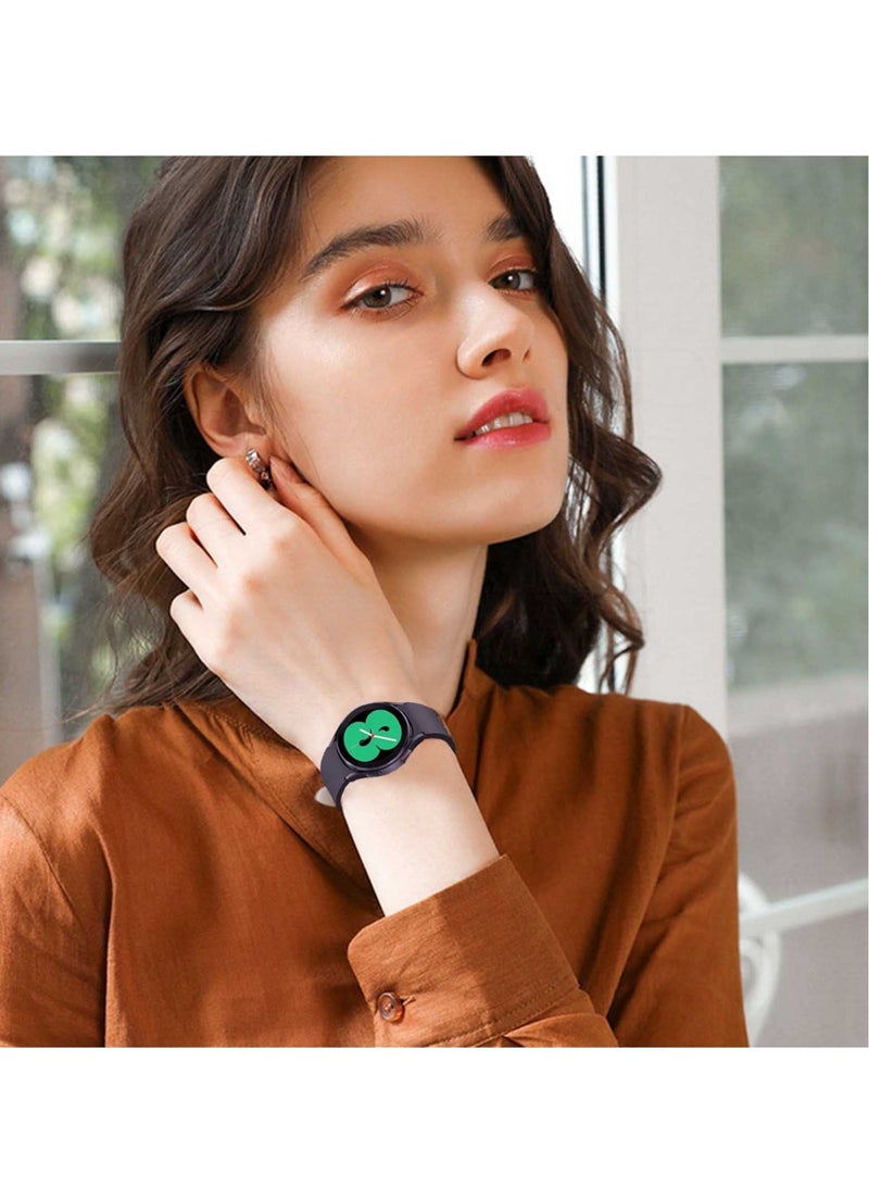 Captaintech 6 Pack Bands Galaxy Watch 4 Bands Compatible with Samsung Galaxy Watch 4 40mm 44mm Colorful Buckle for Women Men (Size:S) - Image 2