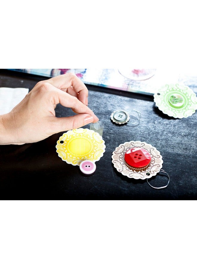 جلو دوتس عبوة قيمة من Craft Dots، مزدوجة الجوانب، 1/2 بوصة، 0.5 بوصة، 600 نقطة، شريط غراء DIY للحرف اليدوية، نقاط غراء لاصقة لاصقة، بديل الغراء الساخن السائل، شفاف - Image 4