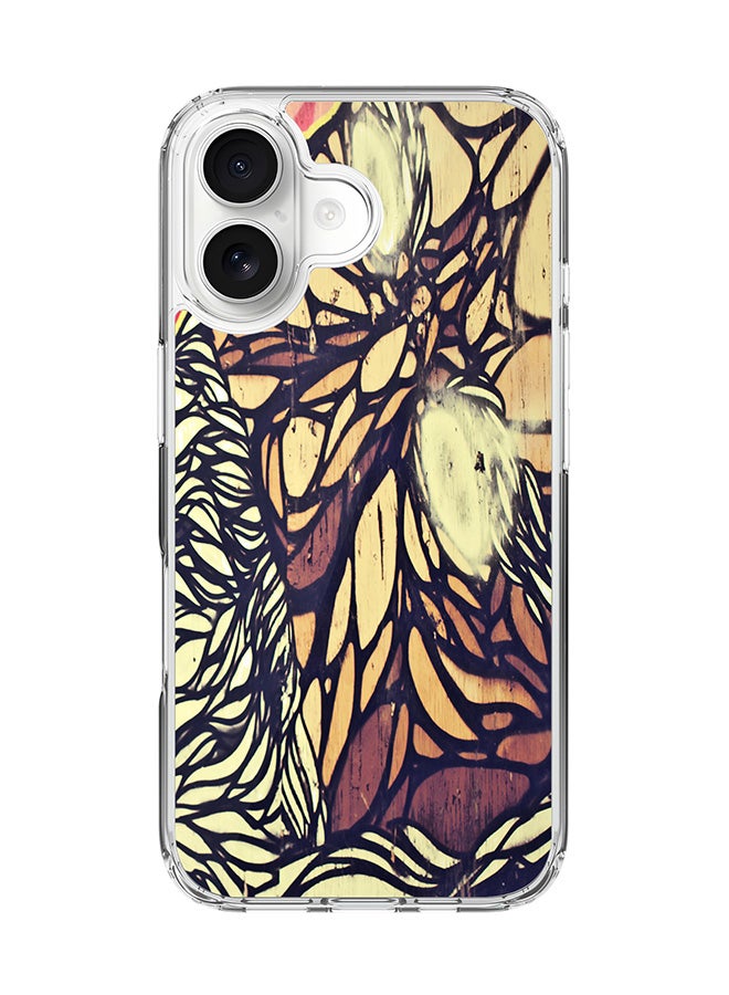 Stylizedd Classic Clear MagSafe Case for iPhone 17 , Hybrid Soft Case Flexible Edges Anti Drop TPU PC Gel Thin Transparent Cover [ Designed for iPhone 17 ] - Wise Graffitti Full Print