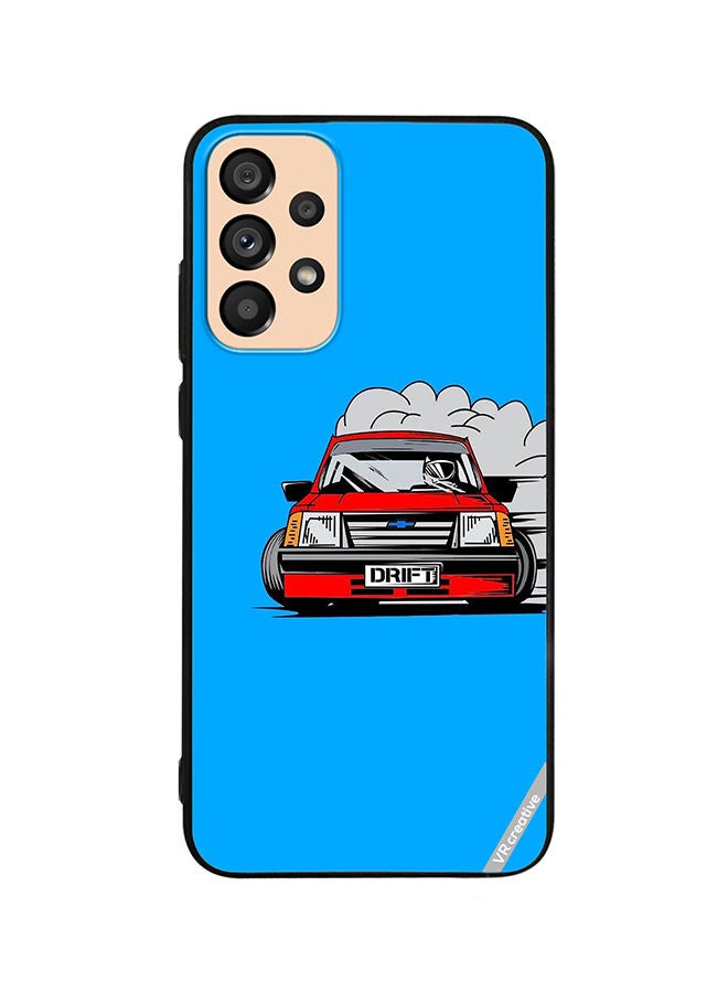 VR CREATIVE Protective Case Cover For Samsung Galaxy A53 5G Car Drift Design Multicolour - Image 1