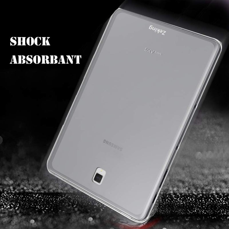 Zeking غطاء زكينج لجهاز جالاكسي تاب S4 (10.5 بوصة) T835 T830، رقيق جداً، مضاد للخدش، من مطاط TPU، جلد ناعم، سيليكون، غطاء واقي متميز لجهاز جالاكسي تاب S4 (10.5 بوصة) (شفاف) - Image 5