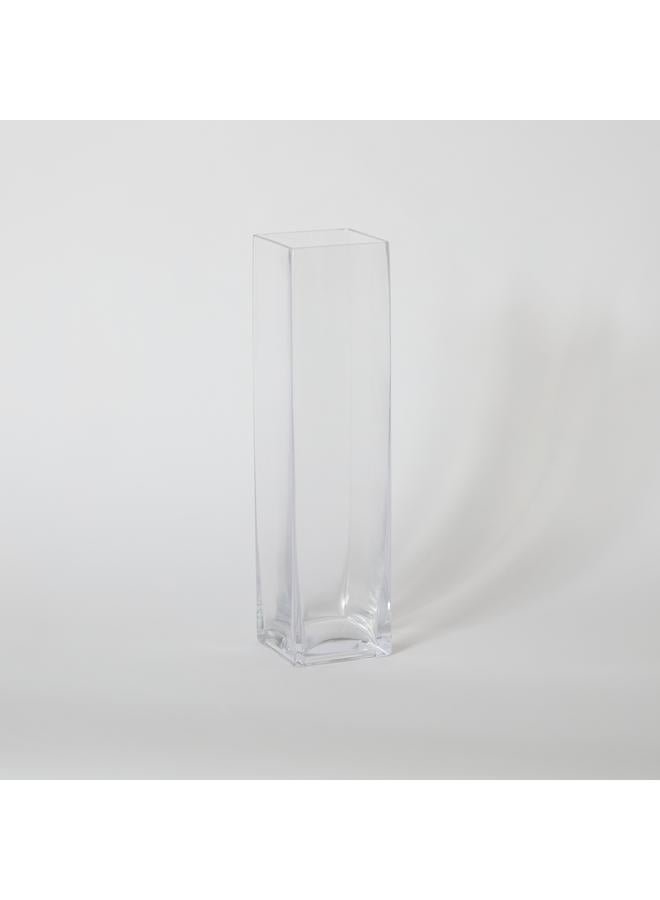 Eclat Geo Glass Modern Vase 10X10X40 Cm - Image 5