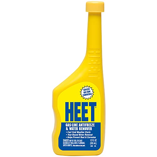 HEET Water Remover & Premium Gas Line Antifreeze, Removes Water from Fuel System, Prevents Gas-line Freezing, Winter Fuel Additive for Fast Cold Weather Starts, 12 fl. oz. - Image 1