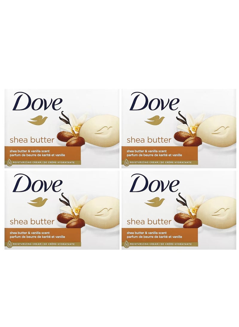 Dove - Dove Bar Shea Butter 4piece * 90G - Image 1