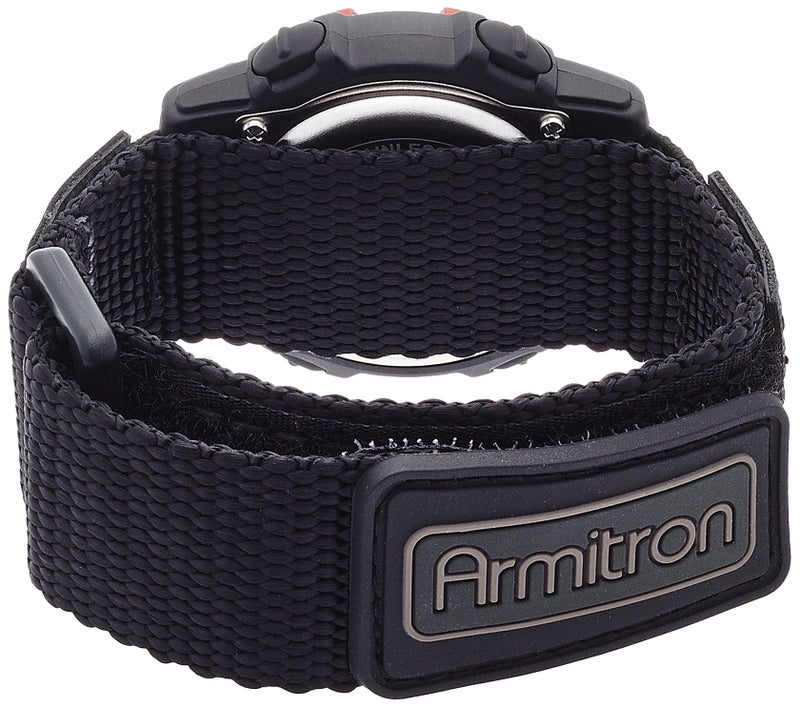 Armitron Sport Unisex 457004RED Silver-Tone and Red Accented Chronograph Digital Watch - Image 2