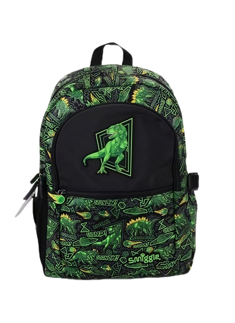 Smiggle Smiggle Cartoon Printed Boys and Girls Backpack Primary and Secondary School Students Backpack Outdoor Leisure Backpack 42*30cm 