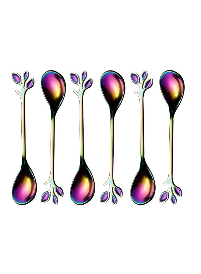 6-Piece Stainless Steel Coffee Spoon Set - Image 1