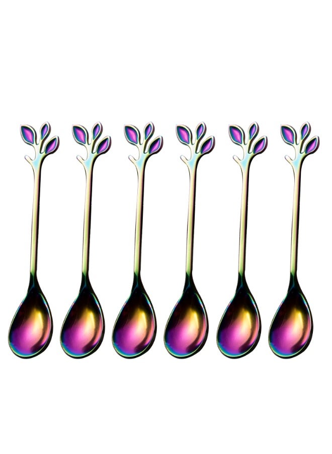 6-Piece Stainless Steel Coffee Spoon Set - Image 4