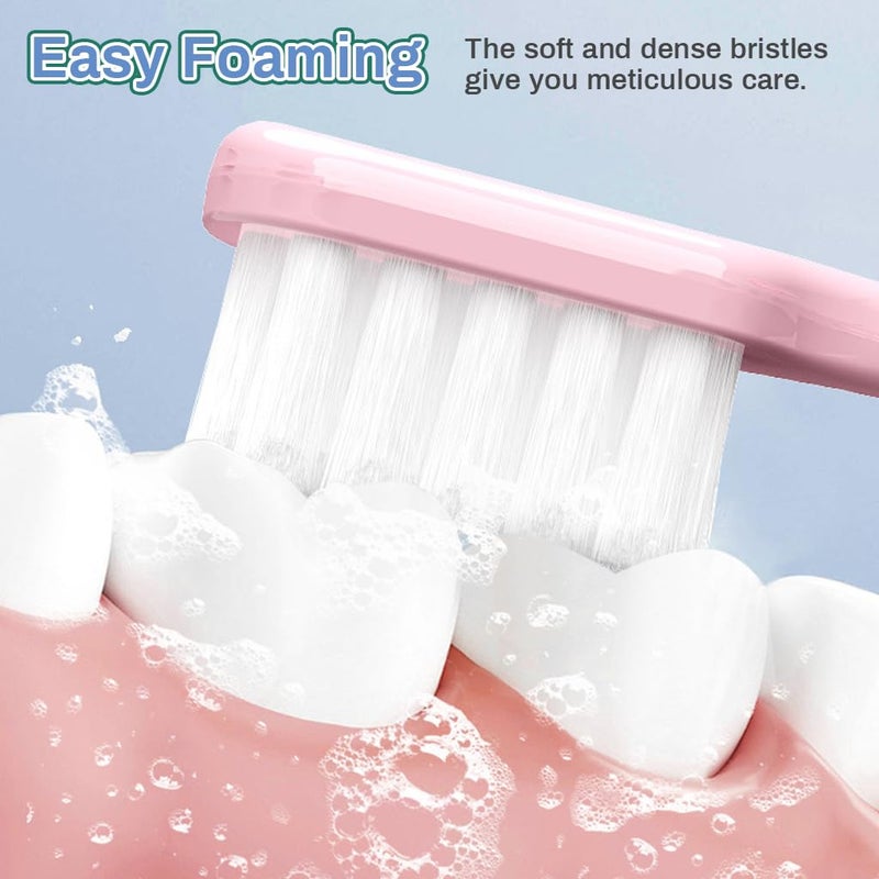 HANNEA® Double-Side Desiged Tongue Scraper, Ultra-soft Tongue Brush Tongue Cleaner (5 PACK) - Image 4